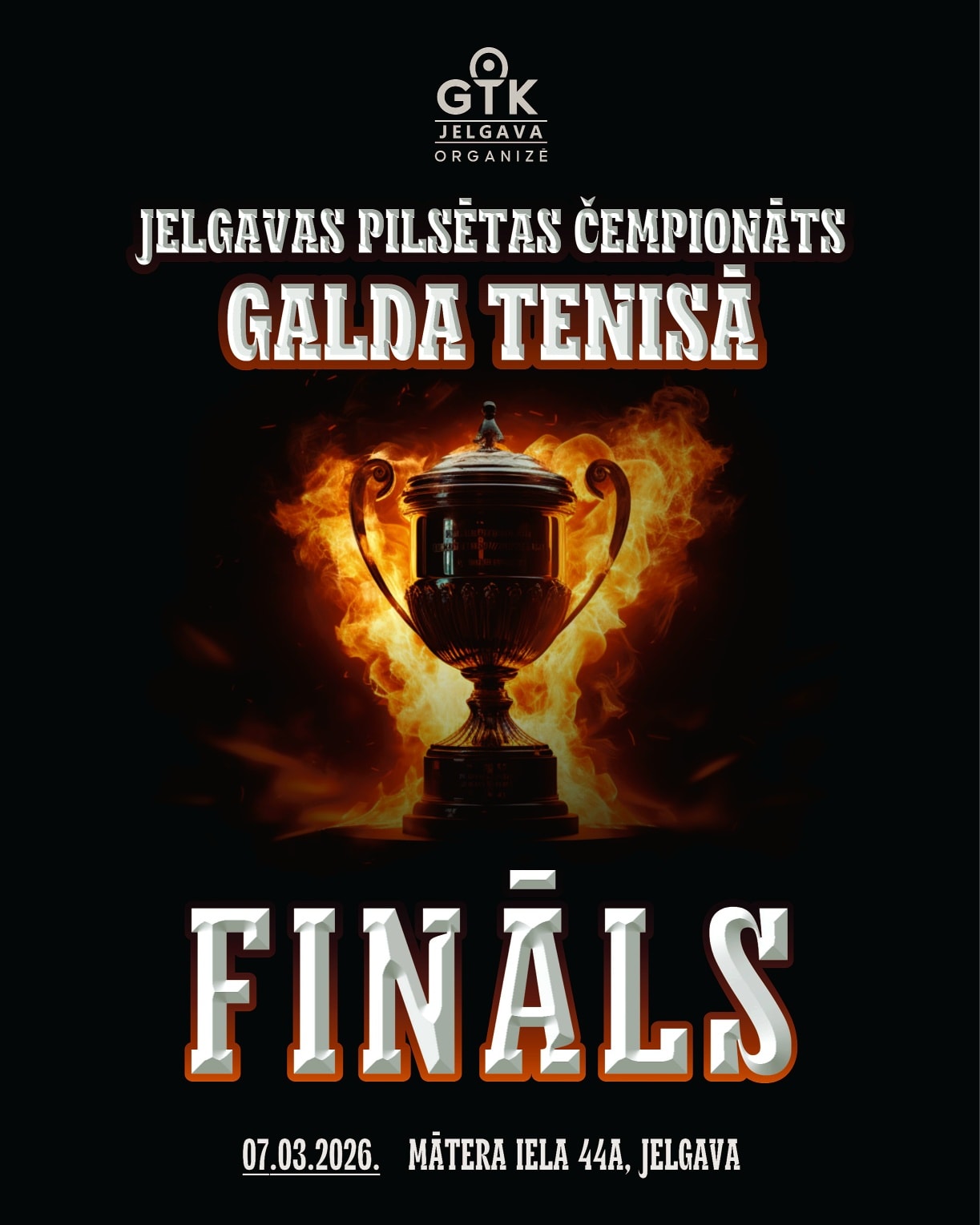 Jelgavas pilsētas čempionāts galda tenisā — Fināls